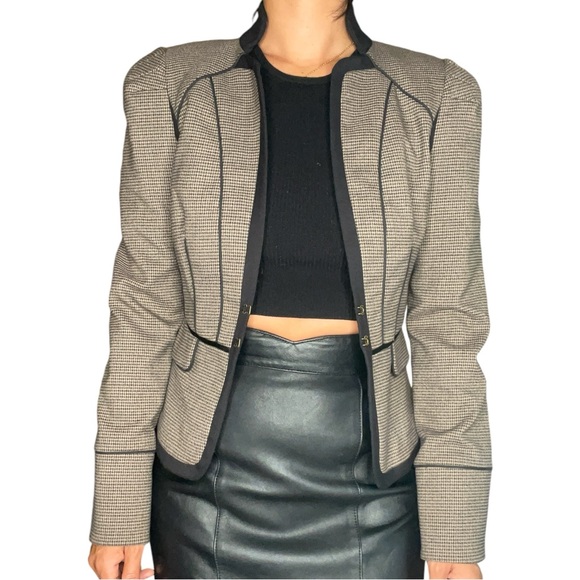 Mango: Peplum Suit Jacket - Picture 2 of 10